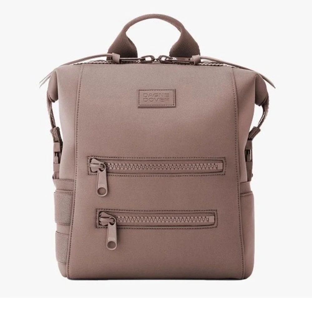 Dagne Dover Neoprene Dakota Backpack Brown Gorpcore Travel Work School Large